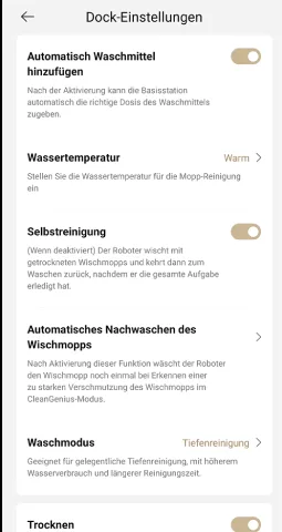 Auch bei der Ultra-Station kann viel über die App geregelt werden.