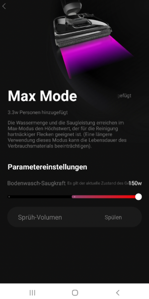 Max Mode: Volle Power und maximale Feuchtigkeit